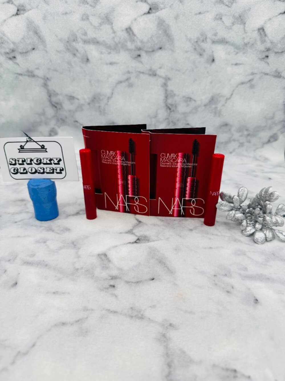 NARS Beauty Gift Set-Climax Mascara Dramatic Volumizing Explicit Black-2pc-NEW